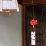 Carillon décoratif Poisson rouge pour jardin ou balcon