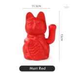 Petit Maneki Neko en céramique, charmant porte-bonheur