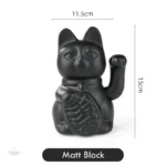 Figurine Maneki Neko, art céramique porteur de joie