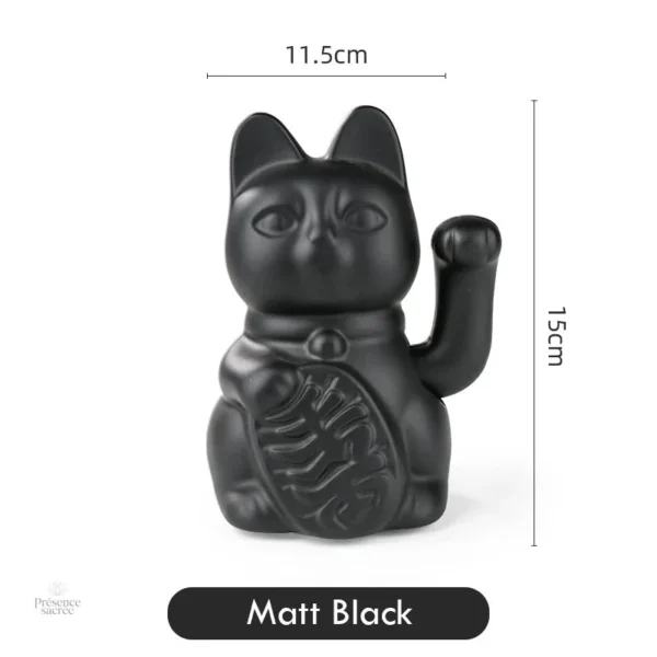Figurine Maneki Neko, art céramique porteur de joie