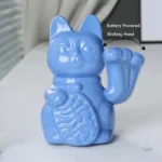 Porte-bonheur Maneki Neko céramique, invitation à la fortune