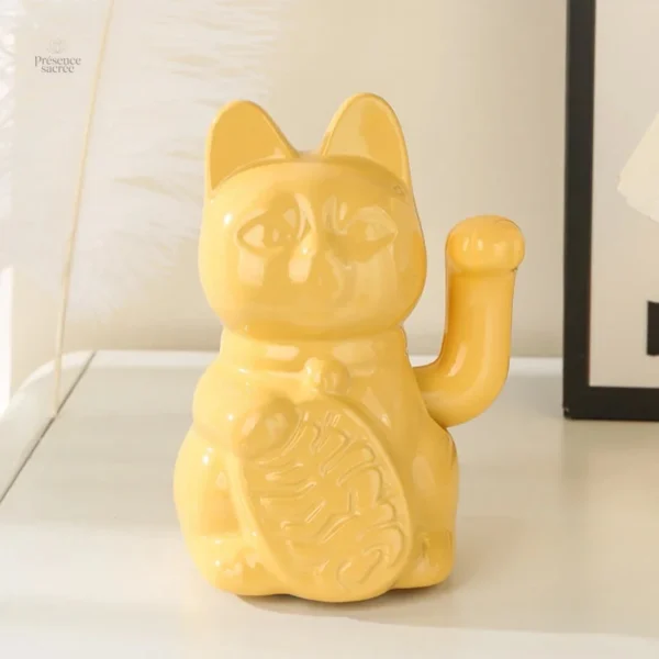 Statue de chat Maneki Neko, élève la bonne fortune