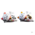 Maneki Neko traditionnel avec recharge solaire