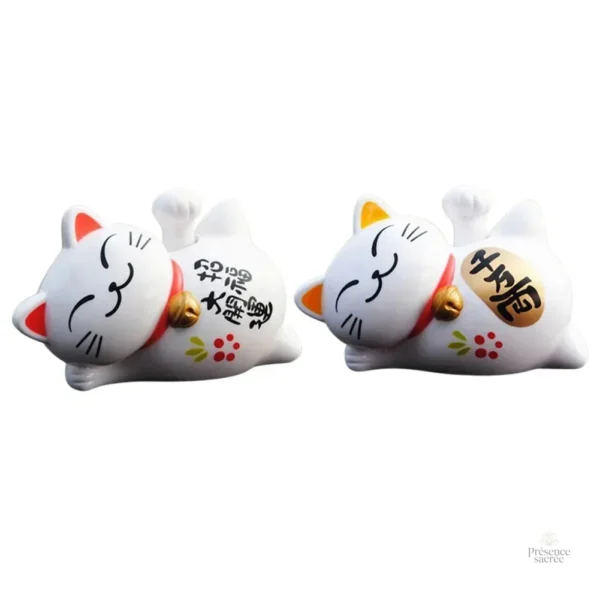 Maneki Neko traditionnel avec recharge solaire