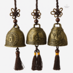 Cloche Tibétaine artisanale en métal pour méditation