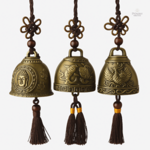 Cloche Tibétaine artisanale en métal pour méditation