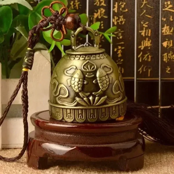 Cloche tibétaine petite, idéale pour rituels spirituels