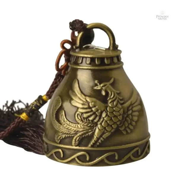 Cloche tibétaine décorative pour la pratique du yoga