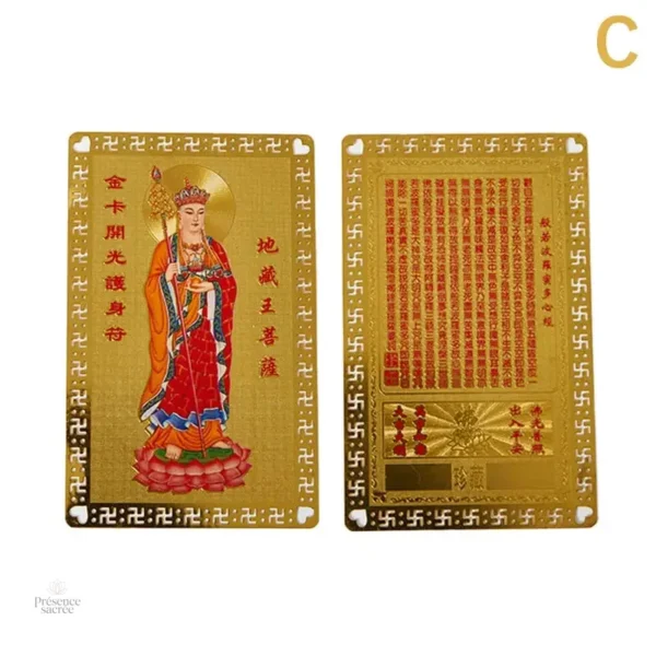 Art Thangka en cuivre, collection de cartes exquises