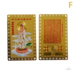 Art visuel Thangka en cuivre, motif traditionnel doré