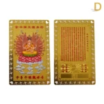 Cartes Thangka en cuivre, designs raffinés et spirituels