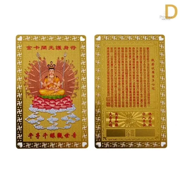 Cartes Thangka en cuivre, designs raffinés et spirituels