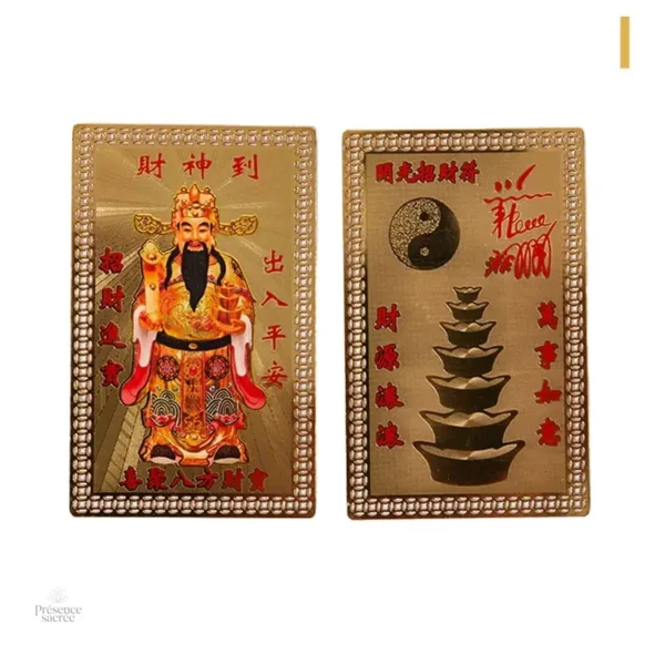 Collection de cartes en cuivre, inspiration orientale