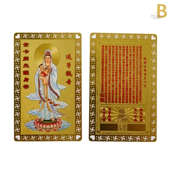 Cartes artistiques en cuivre Thangka, esthétique unique