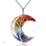 Collier arbre de Vie 7 Chakra avec pierres naturelles