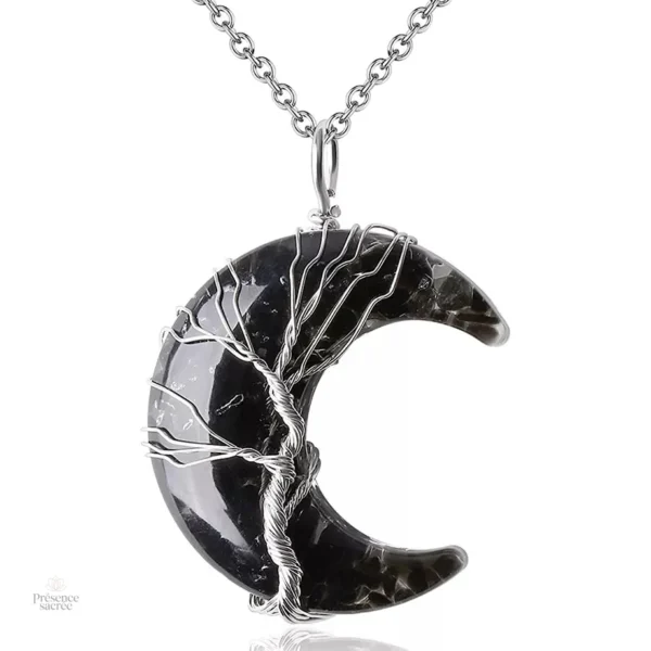 Accessoire spirituel : collier 7 chakras, arbre de Vie