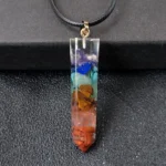 Collier 7 Chakras en pierres naturelles, accessoire spirituel