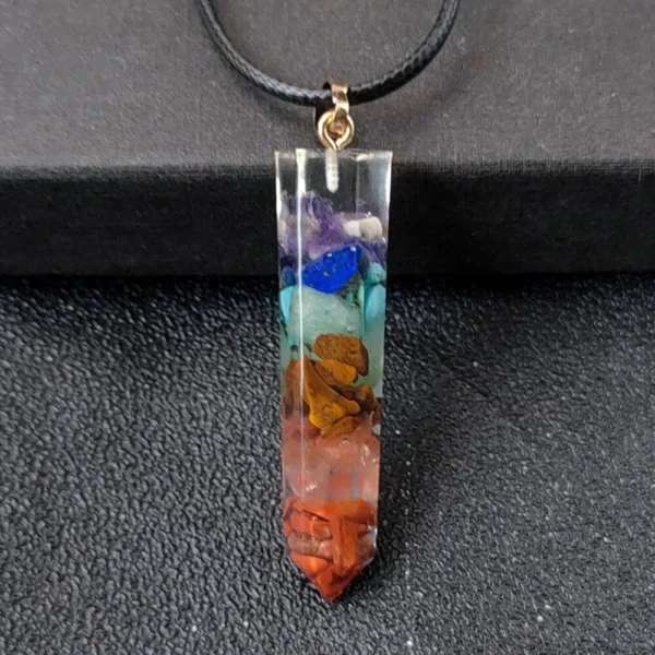 collier-7-chakras-1 Collier 7 Chakras en pierres naturelles, accessoire spirituel