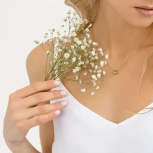 Collier en pierre de naissance personnalisable