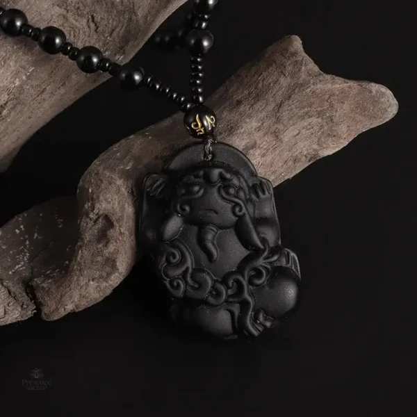 Collier spirituel Bouddha rieur