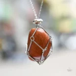 Collier en jade naturel pour pratiques spirituelles