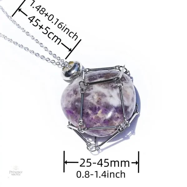 Accessoire spirituel en cristal jade naturel