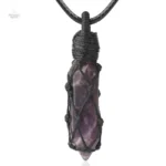 Collier en pierre semi-précieuse, aventurine verte
