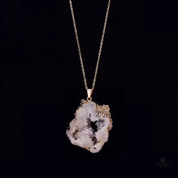 Collier en Pierre Naturelle Agate - Énergie Positive