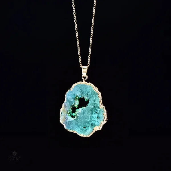 Collier Bouddhiste en Agate - Pierre de Méditation