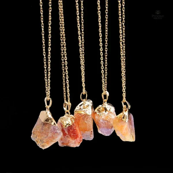 Collier en Pierre Cristal, style bouddhiste