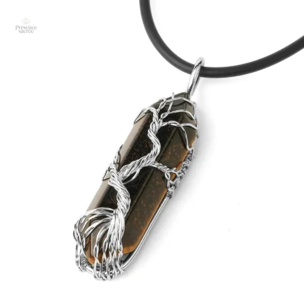 Collier Pierre Naturelle Arbre de Vie