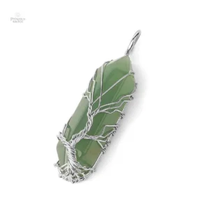 Bijoux en pierre naturelle avec motif arbre de vie