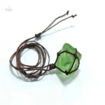 Émeraude naturelle, collier unique et raffiné