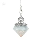 Collier diamant en pierre naturelle unique