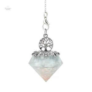 Collier diamant en pierre naturelle unique