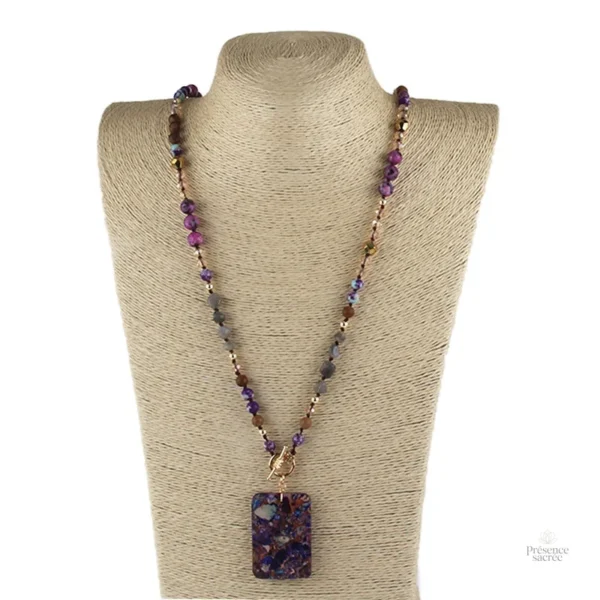 Bijoux en Pierre Violette