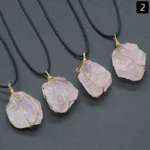 Collier Bouddhiste avec pierres jaunes naturelles