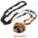 Collier arbre de vie, symbolique et coloré