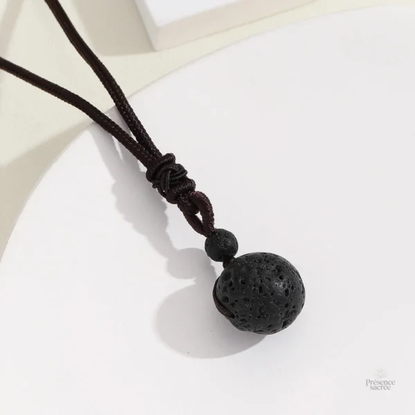 Collier Bouddhiste en Pierre Oeil de Tigre