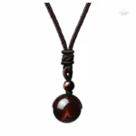 Accessoire bouddhiste en Pierre Oeil de Tigre