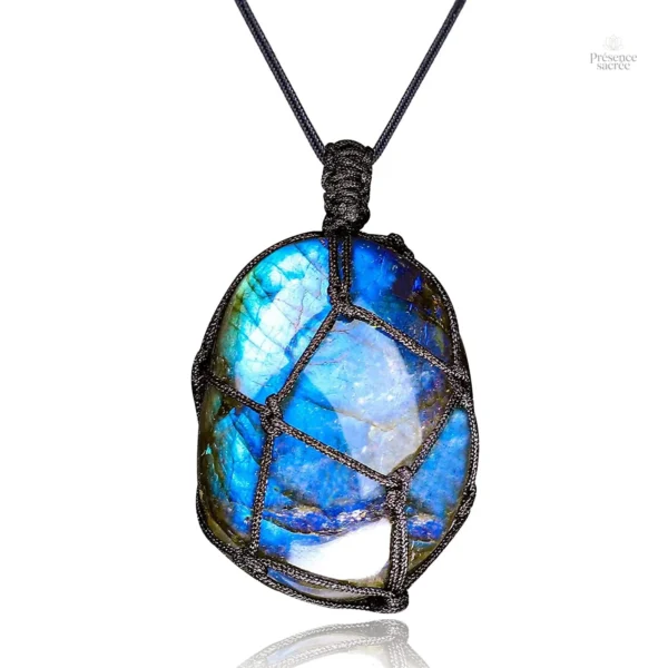 collier-labradorite-1 Collier en labradorite, bijoux en pierre naturelle