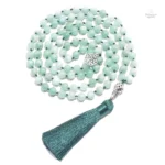 Bijou spirituel, collier mala en jade, idéal pour la tranquillité