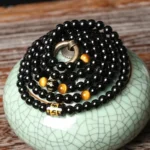 Mala en onyx avec perles pour la méditation
