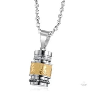 Collier Mantra Bouddhiste traditionnel en perles