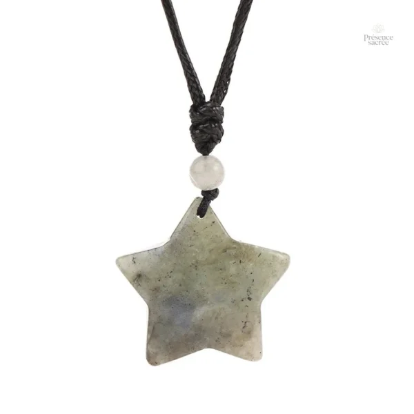 Collier étoile avec Oeil de Tigre, accessoire zen