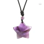 Bijou en Oeil de Tigre, design étoile pour méditation