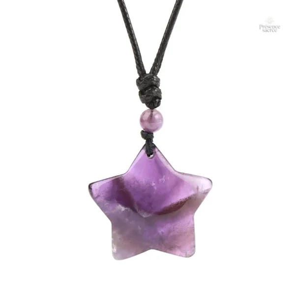 Bijou en Oeil de Tigre, design étoile pour méditation