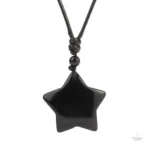 Collier bouddhiste étoile, en pierre naturelle Oeil de Tigre