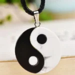 Collier Pendentif Ying Yang Bouddhiste