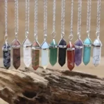 Bijoux en pierre hexagonale pour un look unique
